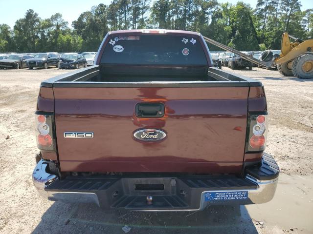 1FTRX02W95KB59891 - 2005 FORD F150 2WD MAROON photo 6