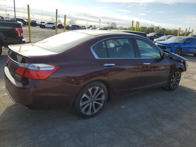1HGCR2F59DA089196 - 2013 HONDA ACCORD SPORT ბურგუნდია ფოტო 3