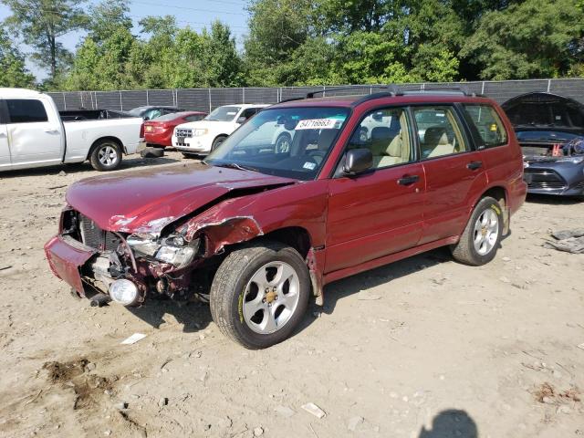 JF1SG65684H764597 - 2004 SUBARU FORESTER 2.5XS Красный фото 1
