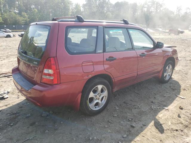 JF1SG65684H764597 - 2004 SUBARU FORESTER 2.5XS Красный фото 3