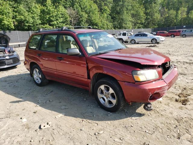 JF1SG65684H764597 - 2004 SUBARU FORESTER 2.5XS Красный фото 4