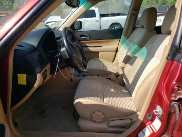 JF1SG65684H764597 - 2004 SUBARU FORESTER 2.5XS Красный фото 7