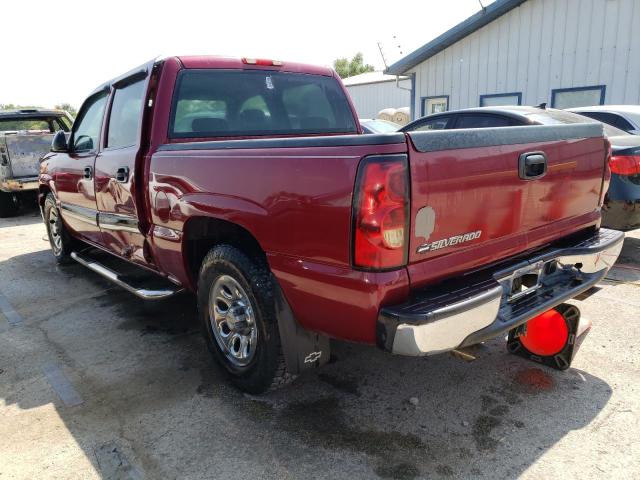 2GCEC13V471153344 - 2007 CHEVROLET SILVERADO C1500 CLASSIC CREW CAB MAROON photo 2