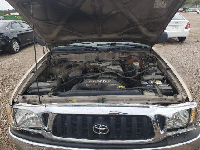 5TEGN92N51Z819682 - 2001 TOYOTA TACOMA DOUBLE CAB PRERUNNER BEIGE photo 11