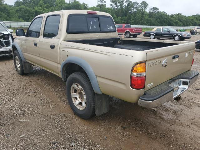 5TEGN92N51Z819682 - 2001 TOYOTA TACOMA DOUBLE CAB PRERUNNER BEIGE photo 2