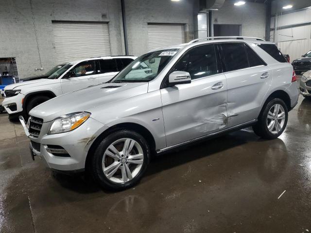 4JGDA5HB0CA044401 - 2012 MERCEDES-BENZ ML 350 4MATIC SILVER photo 1