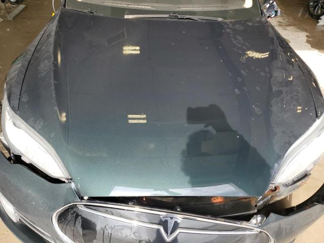 5YJSA1DN1DFP12218 - 2013 TESLA MODEL S GREEN photo 12