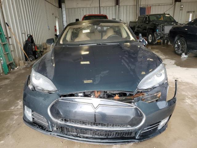 5YJSA1DN1DFP12218 - 2013 TESLA MODEL S GREEN photo 5