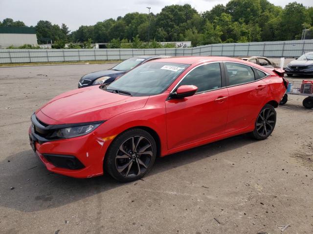 2HGFC2F89KH593125 - 2019 HONDA CIVIC SPORT 红色 照片 1