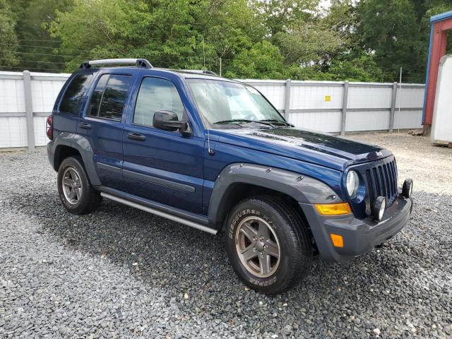 1J4GK38K85W560122 - 2005 JEEP LIBERTY RENEGADE BLUE photo 4
