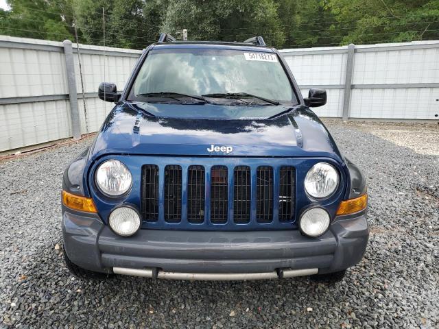 1J4GK38K85W560122 - 2005 JEEP LIBERTY RENEGADE BLUE photo 5