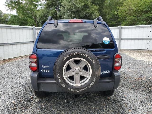 1J4GK38K85W560122 - 2005 JEEP LIBERTY RENEGADE BLUE photo 6