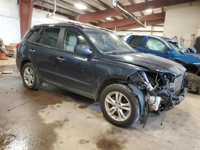 5XYZKDAG4CG135369 - 2012 HYUNDAI SANTA FE LIMITED BLUE photo 4