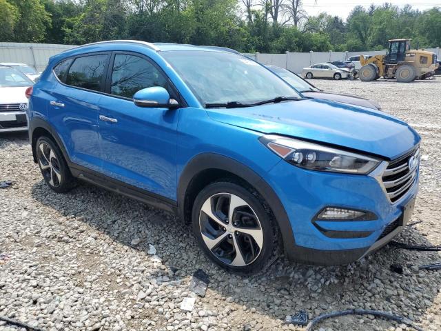 KM8J33A20GU027534 - 2016 HYUNDAI TUCSON LIMITED BLUE photo 4