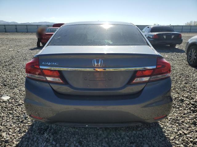 19XFB2F52DE253532 - 2013 HONDA CIVIC LX ნაცრისფერი ფოტო 6