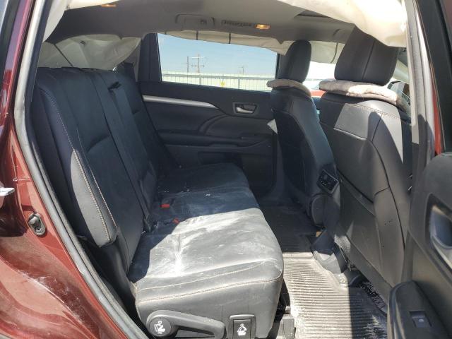 5TDJKRFHXFS212670 - 2015 TOYOTA HIGHLANDER XLE RED photo 11