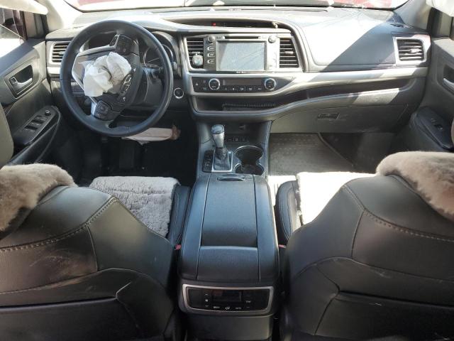 5TDJKRFHXFS212670 - 2015 TOYOTA HIGHLANDER XLE RED photo 8