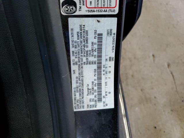 3FADP4BJ4EM136314 - 2014 FORD FIESTA SE BLACK photo 12