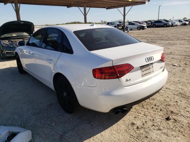 WAUAFAFL5AN016612 - 2010 AUDI A4 PREMIUM WHITE photo 3