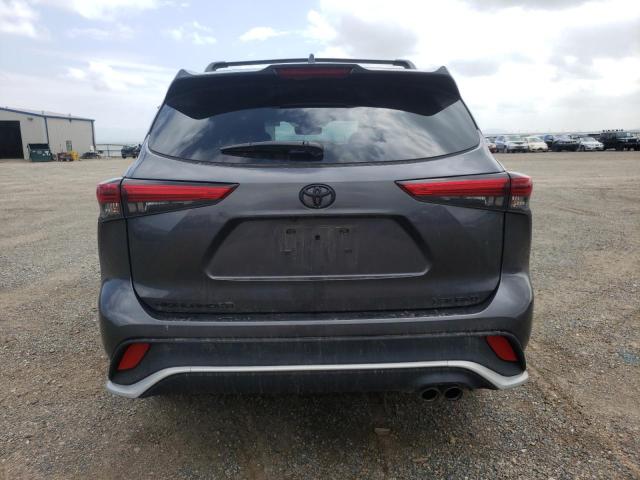 5TDLZRBHXNS252417 - 2022 TOYOTA HIGHLANDER XSE GRAY photo 6