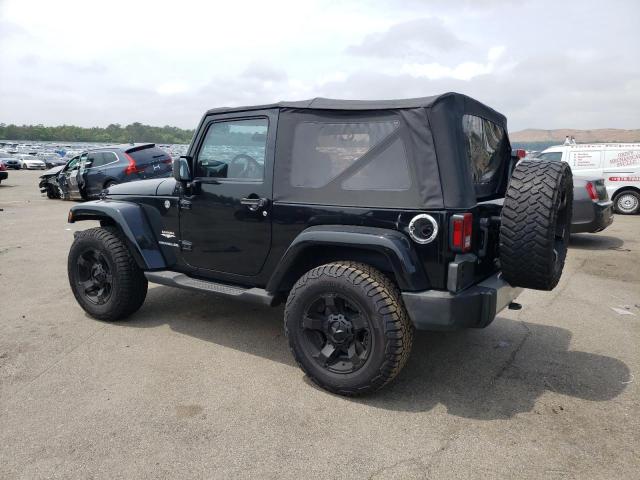 1J4FA54118L537519 - 2008 JEEP WRANGLER SAHARA BLACK photo 2