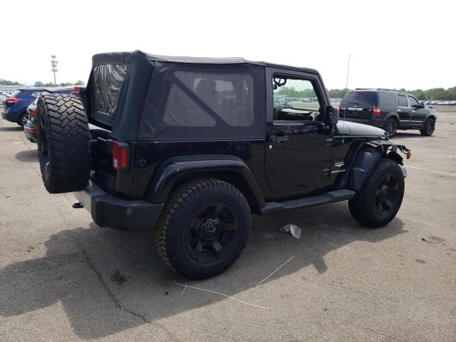 1J4FA54118L537519 - 2008 JEEP WRANGLER SAHARA BLACK photo 3