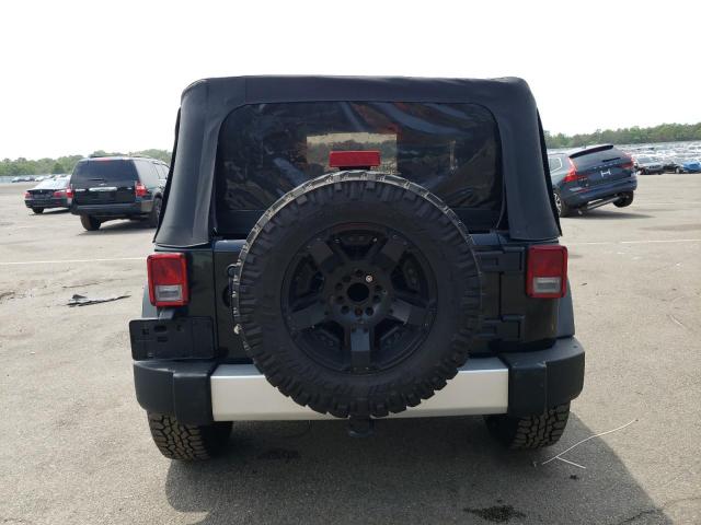 1J4FA54118L537519 - 2008 JEEP WRANGLER SAHARA BLACK photo 6