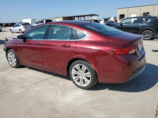 1C3CCCAB3FN566644 - 2015 CHRYSLER 200 LIMITED BURGUNDY photo 2