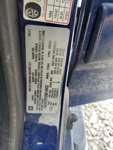 1GCHTCFEXB8140432 - 2011 CHEVROLET COLORADO LT BLUE photo 12