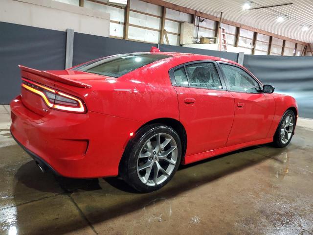 2C3CDXHG2PH665729 - 2023 DODGE CHARGER GT RED photo 3