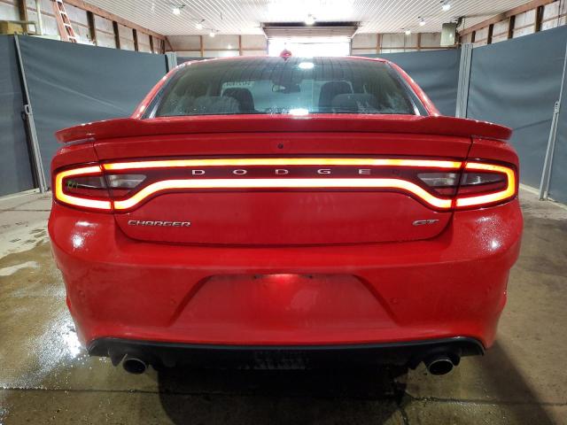 2C3CDXHG2PH665729 - 2023 DODGE CHARGER GT RED photo 6