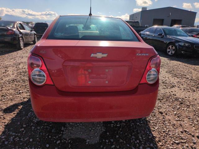 1G1JA5SH3D4164691 - 2013 CHEVROLET SONIC LS RED photo 6