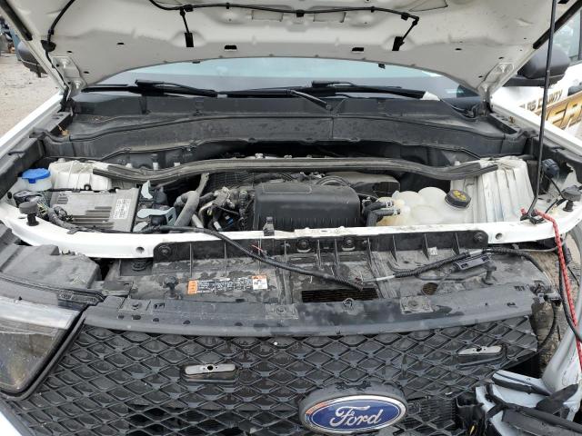 1FM5K8AB1MGC01445 - 2021 FORD EXPLORER POLICE INTERCEPTOR WHITE photo 11