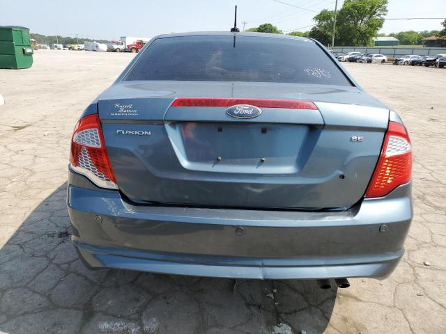 3FAHP0HA6BR123273 - 2011 FORD FUSION SE BLUE photo 6