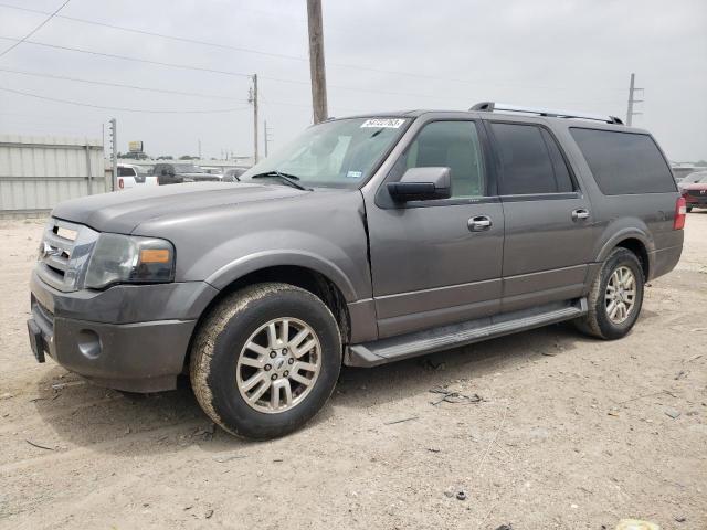 1FMJK1K54DEF40162 - 2013 FORD EXPEDITION EL LIMITED GRAY photo 1