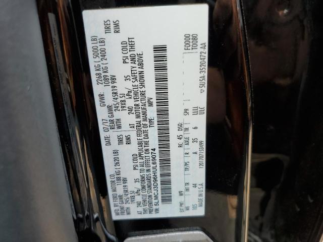 5LMCJ3D96HUL69074 - 2017 LINCOLN MKC RESERVE BLACK photo 13