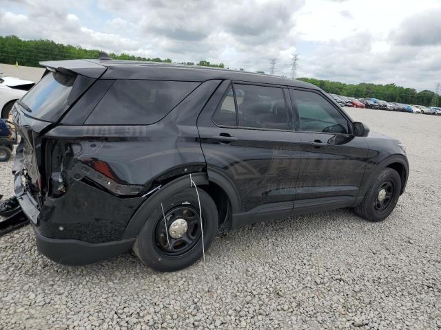 1FM5K8AB1PGB99166 - 2023 FORD EXPLORER POLICE INTERCEPTOR 黑色 照片 3