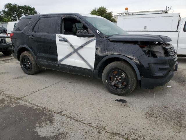 1FM5K8AR9HGE30409 - 2017 FORD EXPLORER POLICE INTERCEPTOR BLACK photo 4