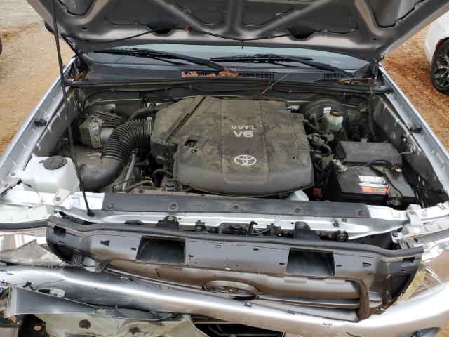 3TMJU62N89M085653 - 2009 TOYOTA TACOMA DOUBLE CAB PRERUNNER SILVER photo 11