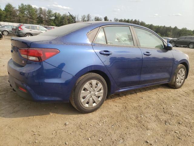 3KPA24AB0KE170794 - 2019 KIA RIO S BLUE photo 3