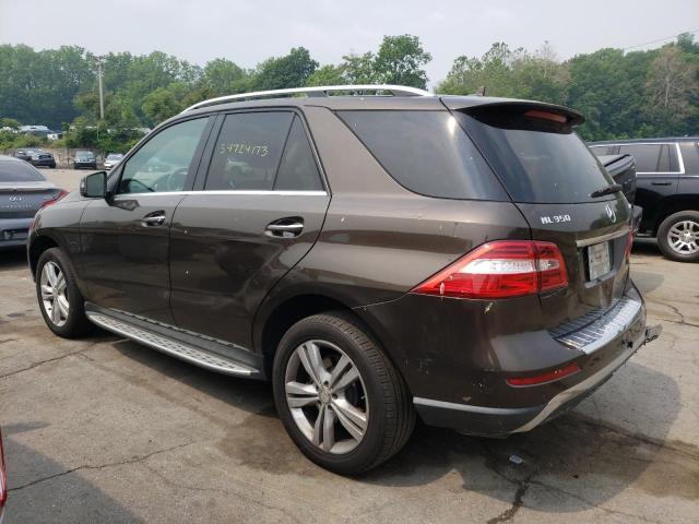 4JGDA5HB4DA162551 - 2013 MERCEDES-BENZ ML 350 4MATIC BROWN photo 2
