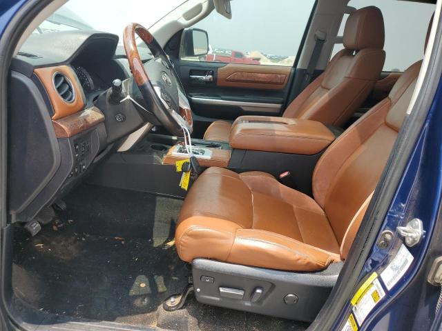 5TFAW5F16EX400420 - 2014 TOYOTA TUNDRA CREWMAX PLATINUM ლურჯი ფოტო 7