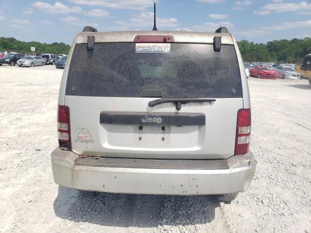 1C4PJMAK0CW123933 - 2012 JEEP LIBERTY SPORT 银色 照片 6