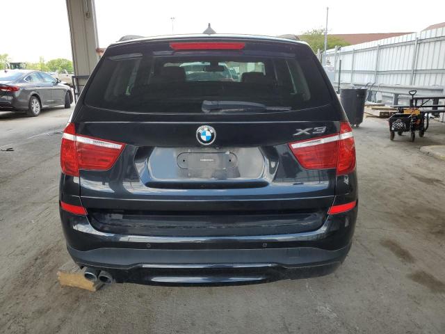 5UXWX9C50F0D45136 - 2015 BMW X3 XDRIVE28I BLACK photo 6