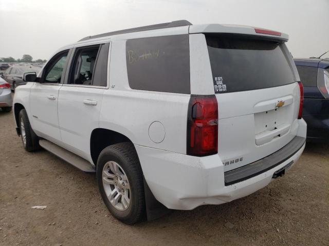 1GNSKBKC9JR240819 - 2018 CHEVROLET TAHOE K1500 LT WHITE photo 2