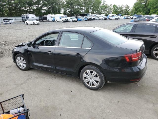 3VW2B7AJ8HM359914 - 2017 VOLKSWAGEN JETTA S BLACK photo 2