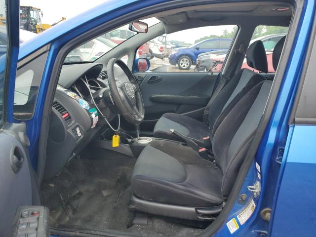 JHMGD38658S012432 - 2008 HONDA FIT SPORT BLUE photo 7