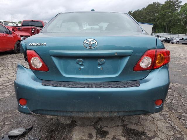 JTDBL40E999068888 - 2009 TOYOTA COROLLA BASE TEAL photo 6