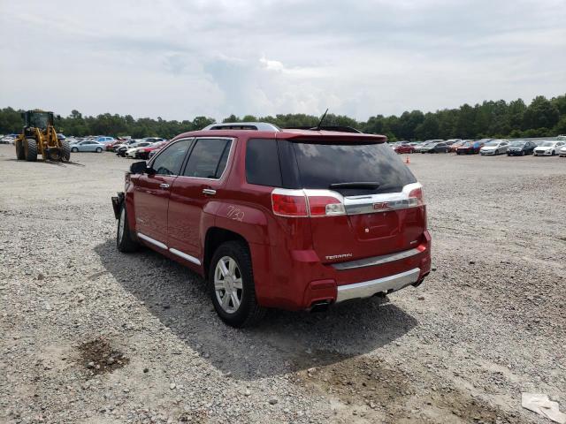 2GKFLZE32D6373535 - 2013 GMC TERRAIN DENALI BURGUNDY photo 3