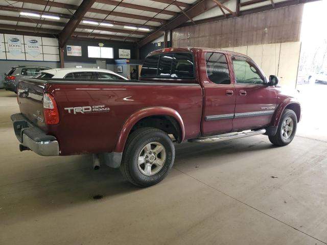 5TBBT44135S467341 - 2005 TOYOTA TUNDRA ACCESS CAB SR5 BURGUNDY photo 3